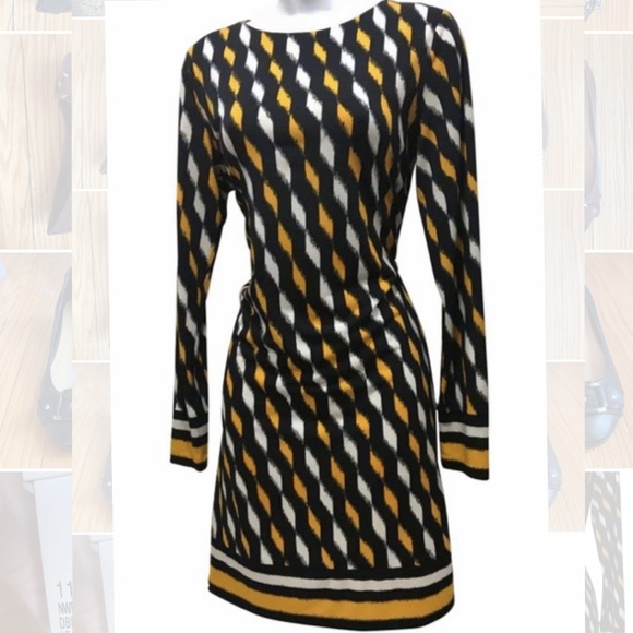 Michael Kors Dresses & Skirts - Michael Kors Blue & Yellow Tunic Casual Dress
